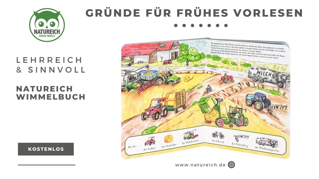 7 Gründe, warum man Kindern vorlesen sollte?