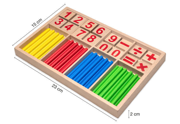 Montessori Rechenstäbchen - 3 Varianten zur Wahl - Natureich