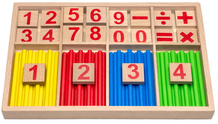 Montessori Rechenstäbchen - 3 Varianten zur Wahl - Natureich