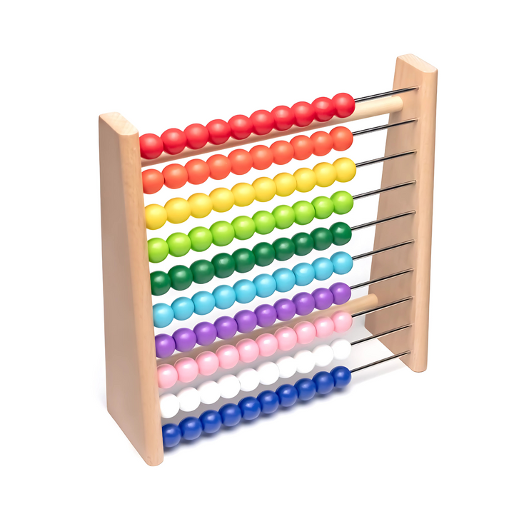 Montessori Lernbündel: 1x1 Multiplikationsbrett mit Abakus - Natureich