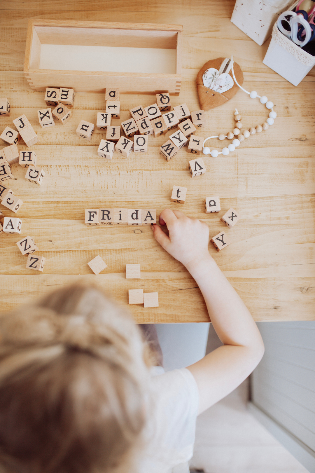 ABC Alphabet Holzbuchstaben - Natureich