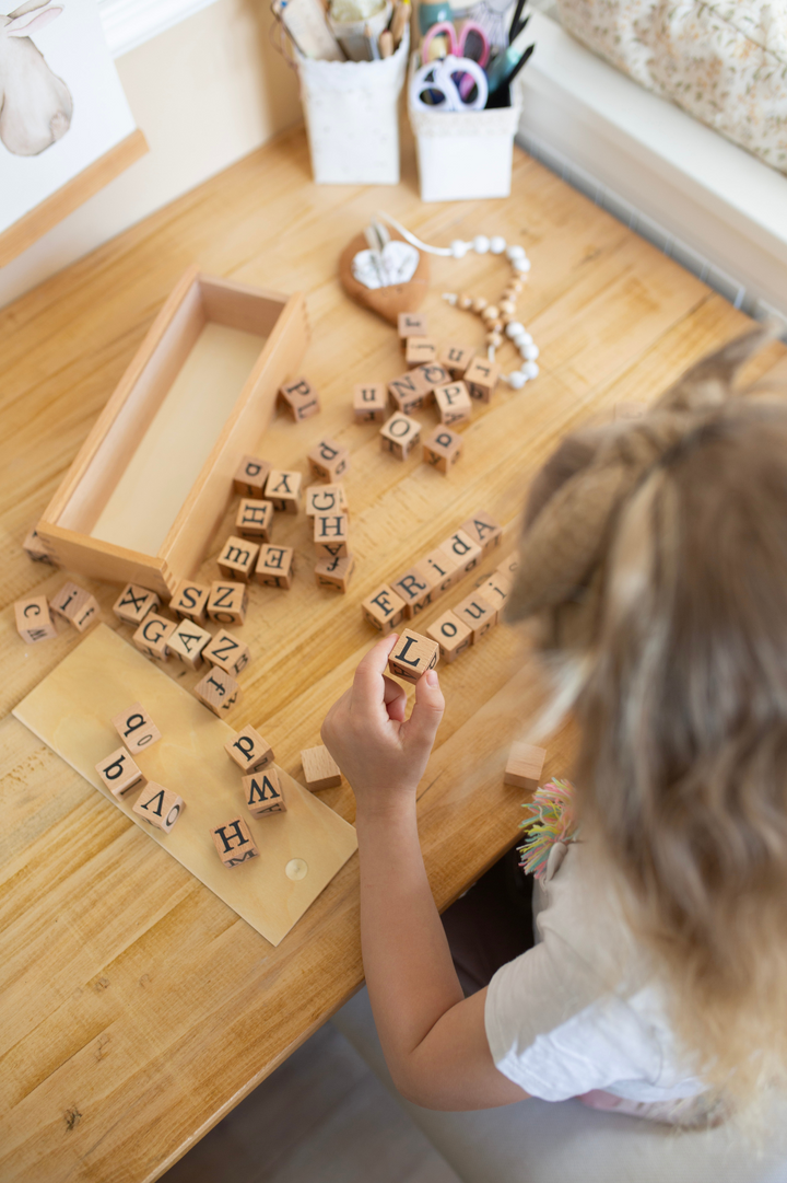 ABC Alphabet Holzbuchstaben - Natureich
