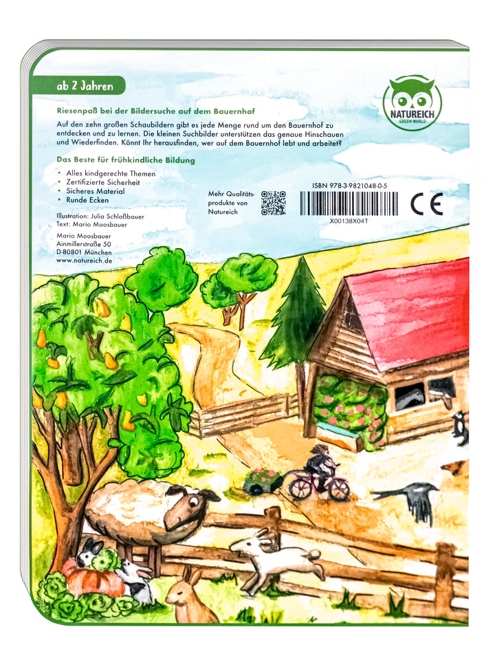 Wimmelbuch – Gemeinsam auf dem Bauernhof - Natureich