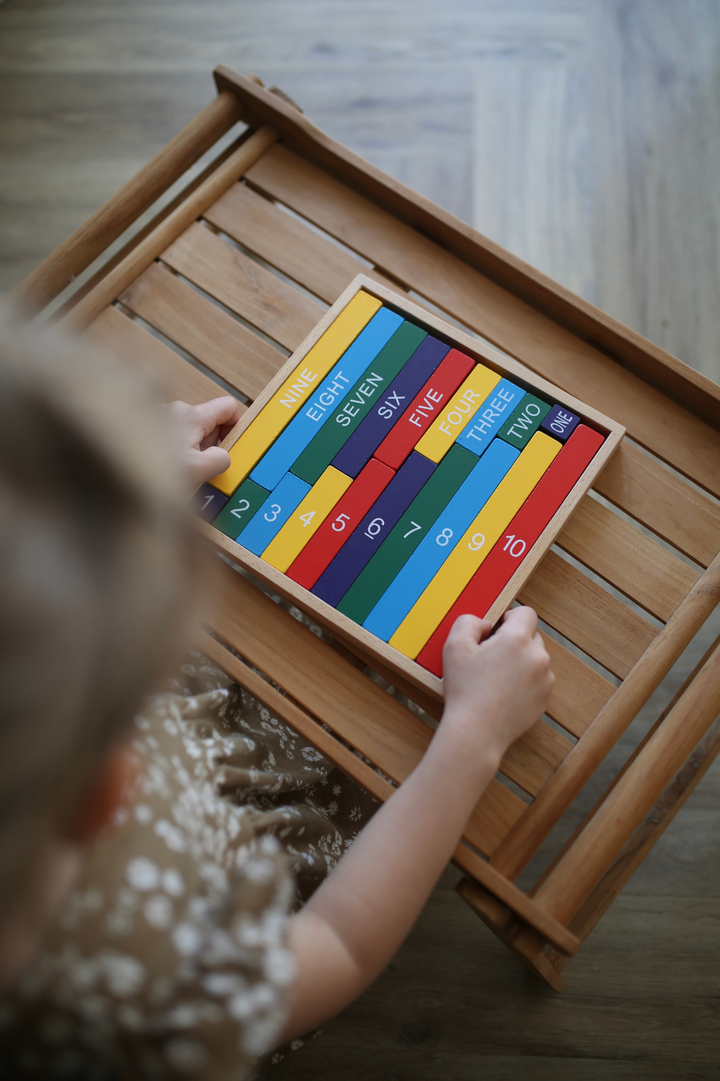 Zehnertafel Montessori Mathematik 1-10 - Natureich
