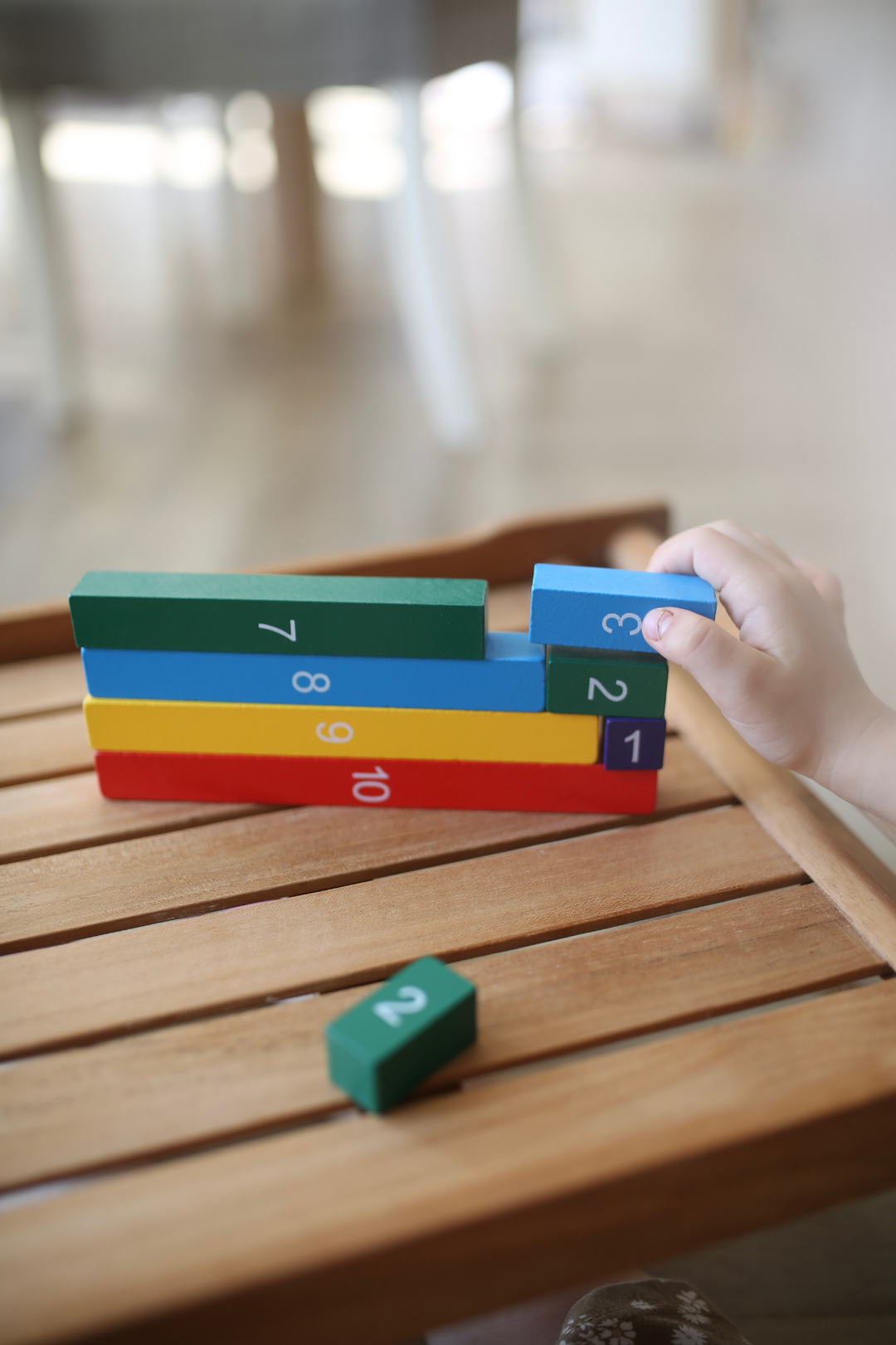 Zehnertafel Montessori Mathematik 1-10 - Natureich