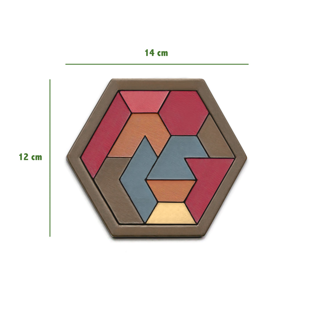 Natureich Rätsel Steckpuzzle mit geometrischen Formen - Natureich