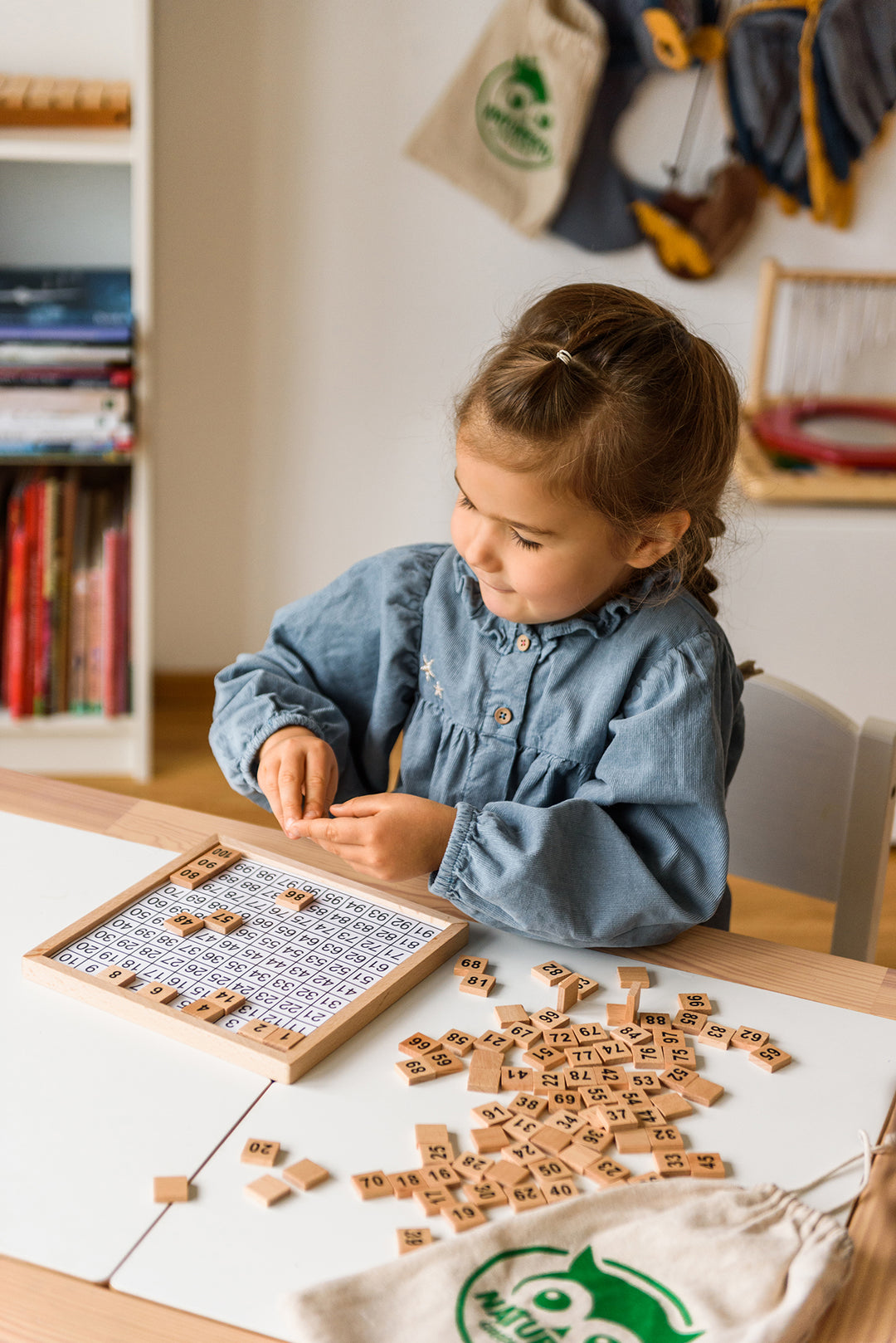 Natureich Hundertertafel - Mathematik Puzzle 1-100 - Natureich