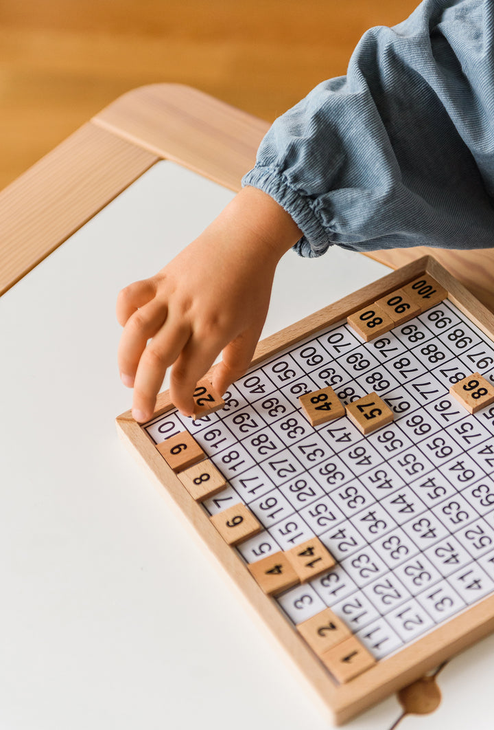 Natureich Hundertertafel - Mathematik Puzzle 1-100 - Natureich