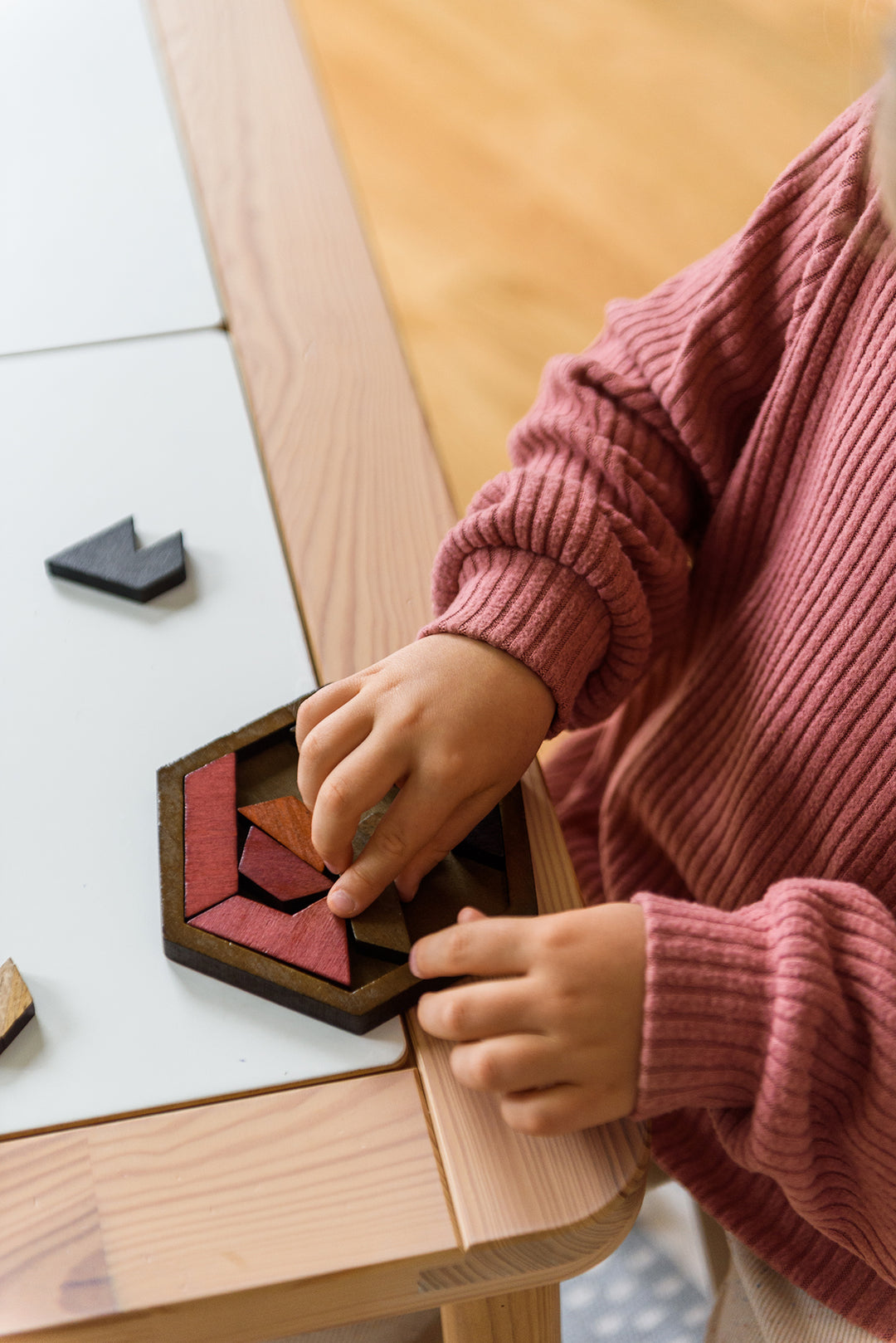 Natureich Rätsel Steckpuzzle mit geometrischen Formen - Natureich