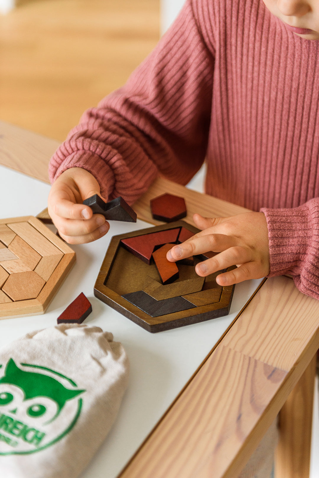 Natureich Rätsel Steckpuzzle mit geometrischen Formen - Natureich