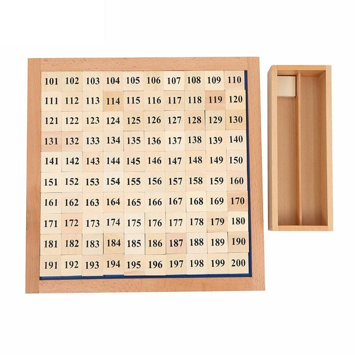 Natureich Montessori Mathe Zahlen von 101-200 - Natureich