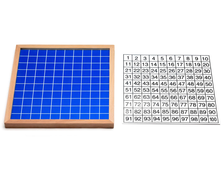 Montessori Mathematik Puzzle Spielzeug aus Holz zum Zahlen Lernen mit Zahlenfeldern und Ziffern, Bunt / Natur ab 3 Jahre - Natureich